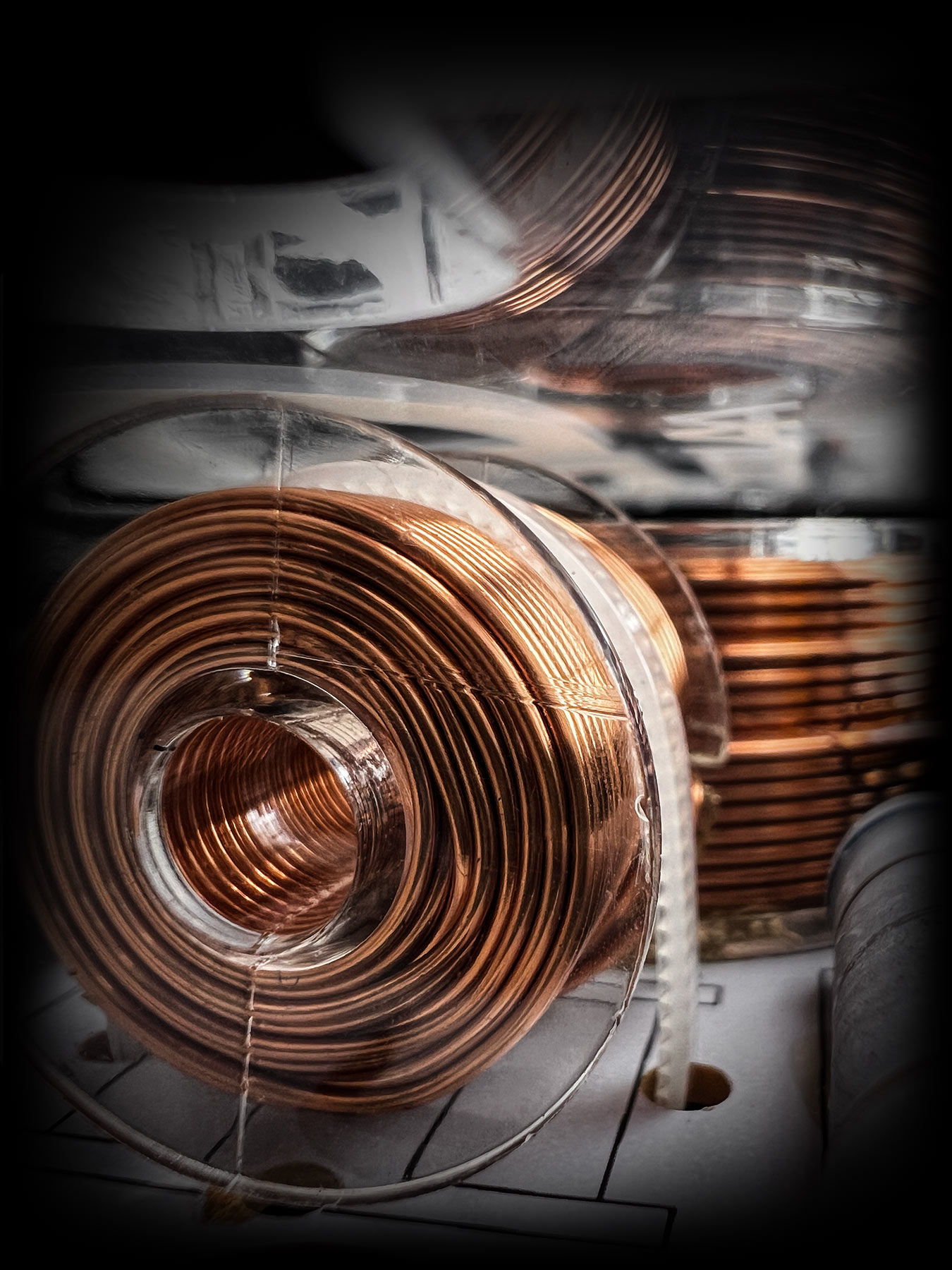 Stylized close-up of crossover