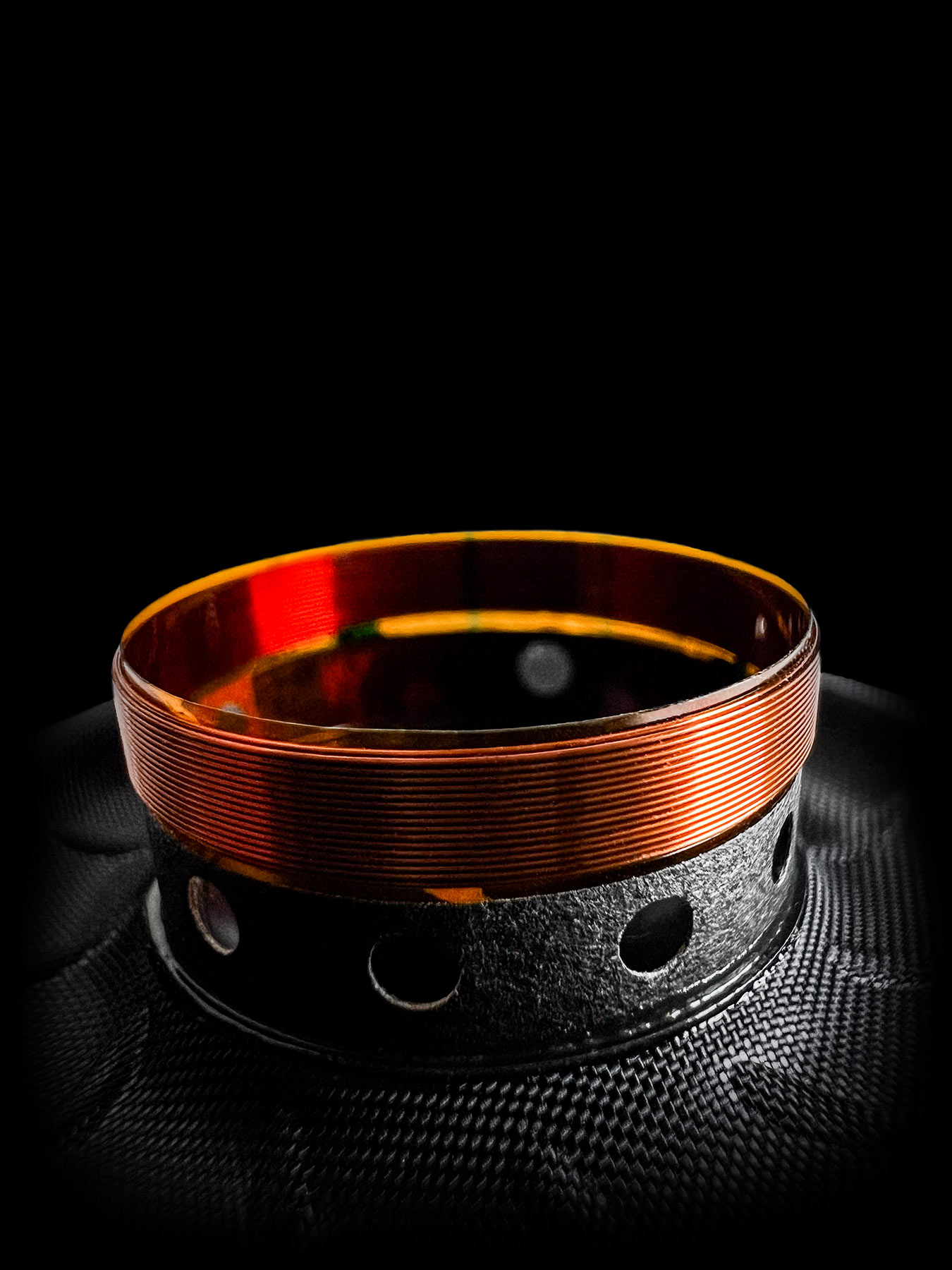 Stylized Closeup of Tweet Voice Coil