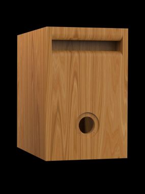 Stylized close-up of tweeter diaphragm and surround