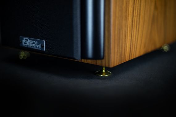 Stylized close-up of tweeter back cavity